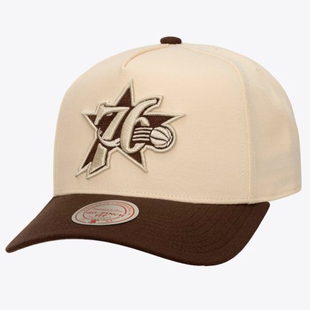 Acquista 76ers Fashion Basic 2 Tones Cap Crema Marrone | 24Segons