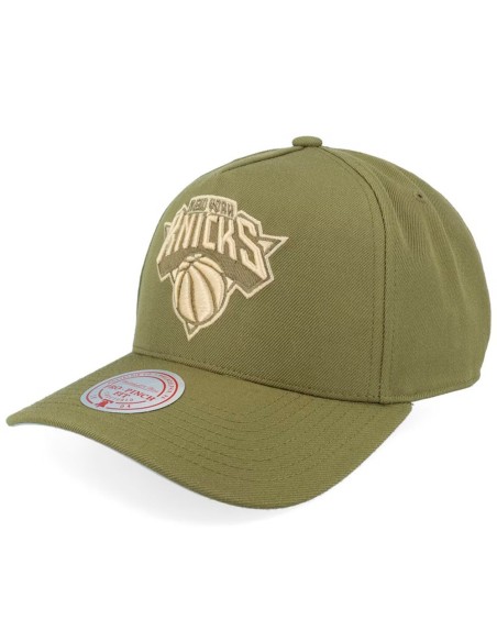 Acheter New York Knicks Fashion Basic Pro Olive Green Hat 24Segons