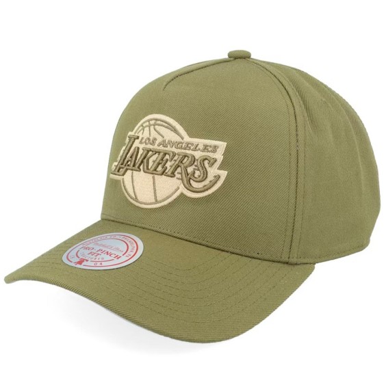 Acheter Casquette Los Angeles Lakers Fashion Basic Pro Olive Green 24Segons