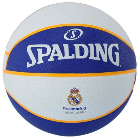 Acquista palla Spalding Madrid gomma Eurolega 2025 Sz.7 | 24Segons