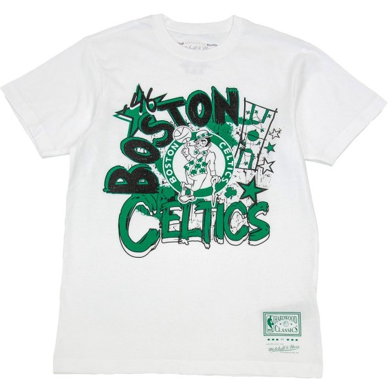 Acquista la maglietta Boston Celtics HWC Play by Play White | Maglia Boston Celtics HWC Play by Play White 24Segons