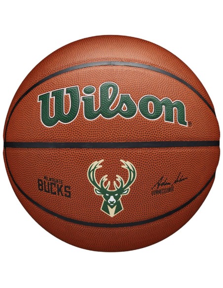 Acquista Wilson Milwaukee Bucks NBA Team Alliance | Ball 24Segons