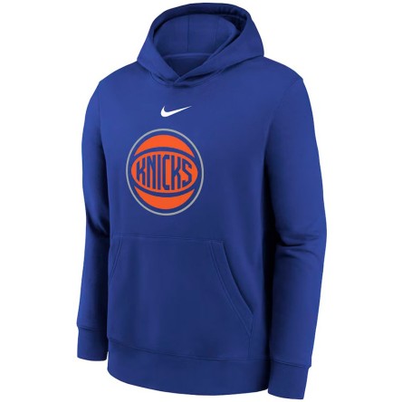 Acquista la felpa New York Knicks Club Fleece Blue Junior 24Segons