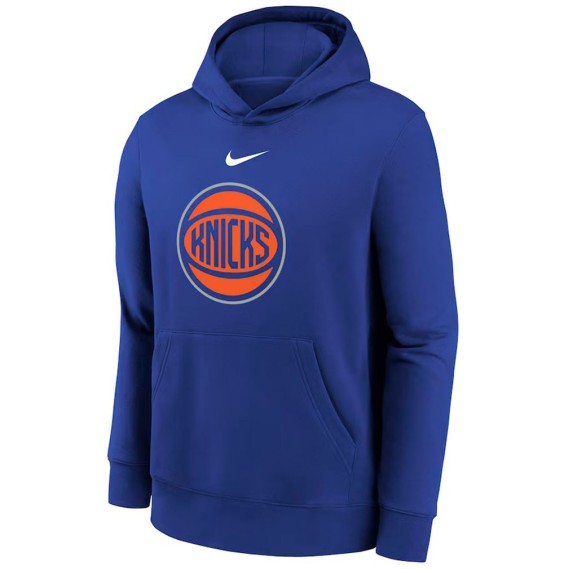 Comprar Dessuadora Junior New York Knicks Club Fleece Blue | 24Segons