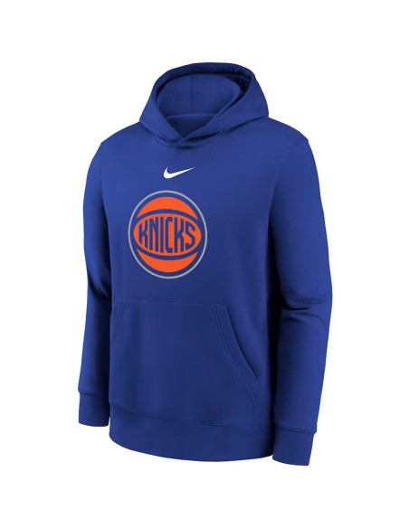 Acquista la felpa New York Knicks Club Fleece Blue Junior 24Segons
