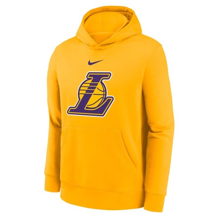 Buy Junior Sweatshirt Lakers Club Fleece Yellow | 24Segons