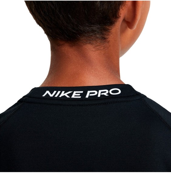 Comprar Samarreta Junior Nike Crew Warm Up Dri-FIT Black | 24Segons