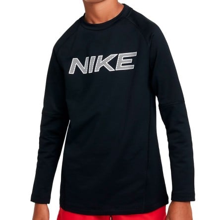 Acheter le T-shirt Junior Nike Crew Warm Up Dri-FIT Black | 24Segons