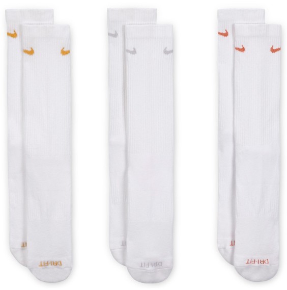 Comprar Mitjons Nike Everyday Plu White Multi Logo 3pk | 24Segons