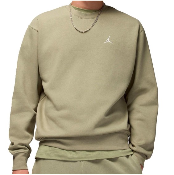 Acheter Sweatshirt Jordan Brooklyn Crew-Neck Medium Khaki | 24Segons