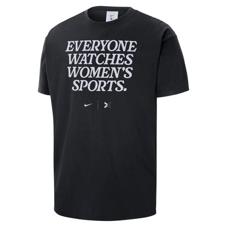 Buy Nike Everyone Watches Women's Sports Black T-shirt | 24Segons