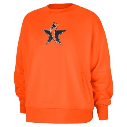 Buy Sweatshirt Jordan WNBA All-Star Fleece Crew Orange | 24Segons