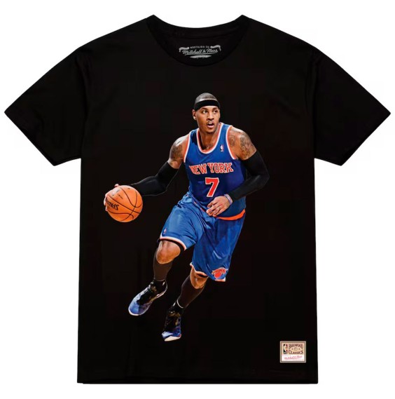 Acheter Carmelo Anthony Knicks Ultima Number Black T-shirt 24Segons