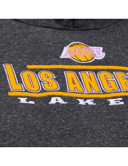 Acheter Sweatshirt Lakers Throwback Current Logo Fleece Noir 24Segons
