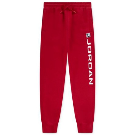 Buy Junior Trousers Jordan Fleece Baseline Gym Red | 24Segons