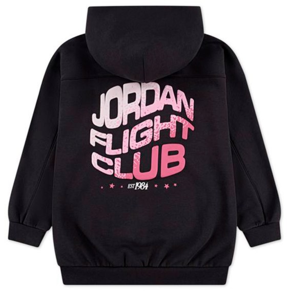 Acquista la felpa da bambina Jordan Flight Club Satin Black | 24Segons