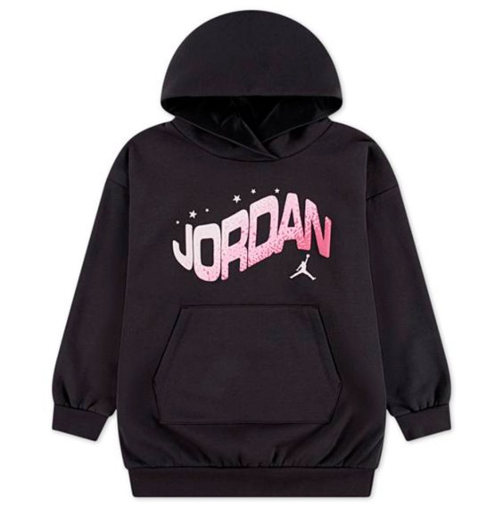 Acquista la felpa da bambina Jordan Flight Club Satin Black | 24Segons