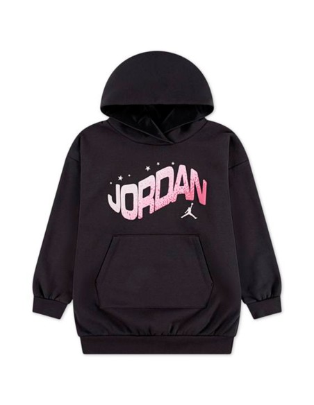 Acquista la felpa da bambina Jordan Flight Club Satin Black | 24Segons