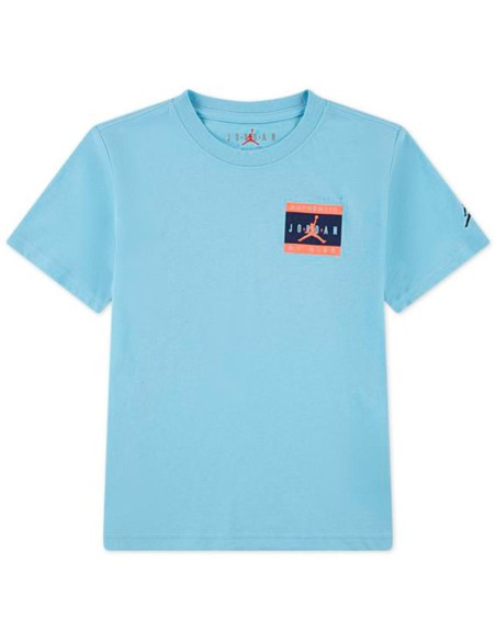 Acheter Junior T-Shirt Jordan Imprimé Label Bleu Chill | 24Segons