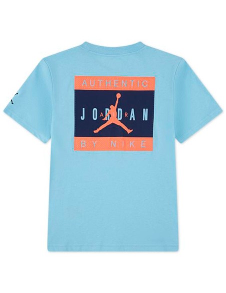 Acquista la T-Shirt Junior Jordan Printed Label Blue Chill | 24Segons