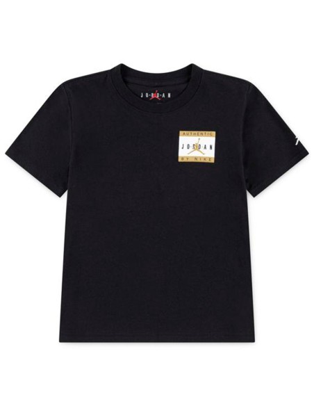 Acquista la T-shirt Junior Jordan Etichetta stampata nera | 24Segons
