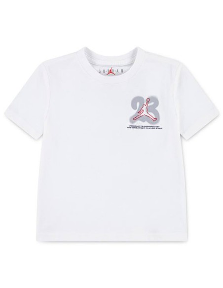 Buy Junior T-Shirt Jordan 23 Throw Up White | 24Segons