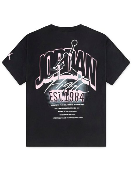 Acquista la T-shirt da bambina Jordan Back Stretch Black | 24Segons