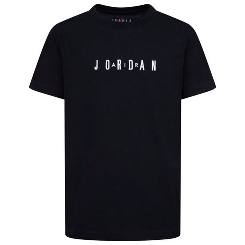 Junior T-shirt Jordan Wordmark Crew Black