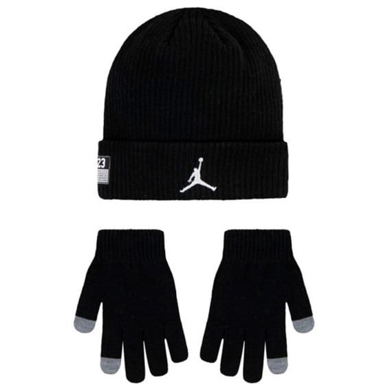 Comprar Set Gorro Guantes Junior Jordan 23 Jersey Black | 24Segons