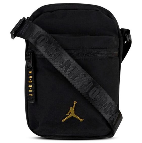 Acquistare la borsa Jordan Airbone Festival Bag Black Gold | 24Segons