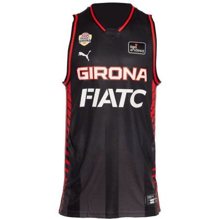 Buy Girona Basketball T-Shirt 25-26 away Black | 24Segons