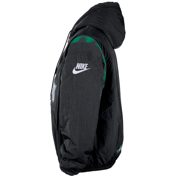 Acquistare Timberwolves Hardwood Therma-FIT 1/2 Zip Felpa Nero|24Segons