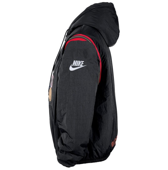 Acquista la felpa 76ers 25-26 Hardwood Therma-FIT 1/2 Zip Nero|24Segons