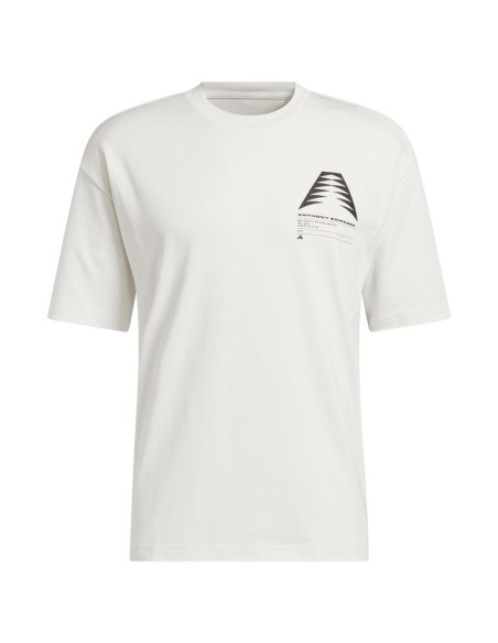 Acheter adidas Performance Anted GFX White T-shirt | 24Segons