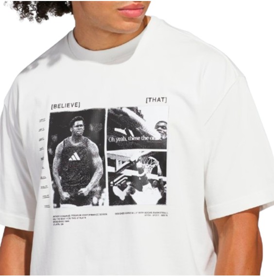Acheter adidas Performance T-Shirt blanc Anthony Edwards 24Segons