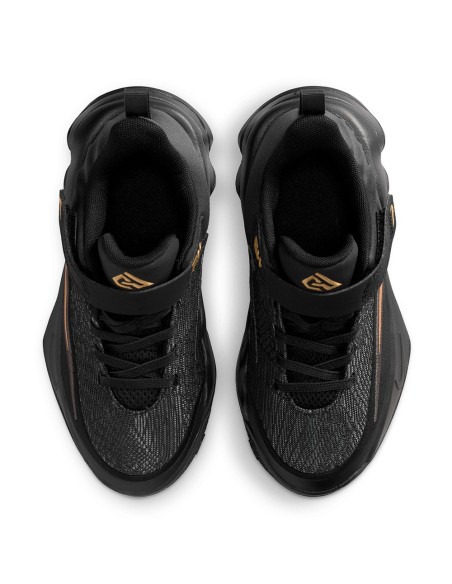 Acquista le scarpe Kids Giannis Immortality 4 Black Metallic Gold | 24Segons