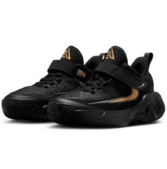 Acquista le scarpe Kids Giannis Immortality 4 Black Metallic Gold | 24Segons