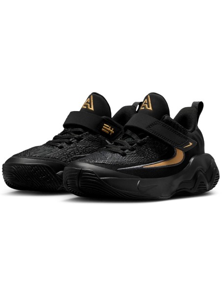 Acquista le scarpe Kids Giannis Immortality 4 Black Metallic Gold | 24Segons
