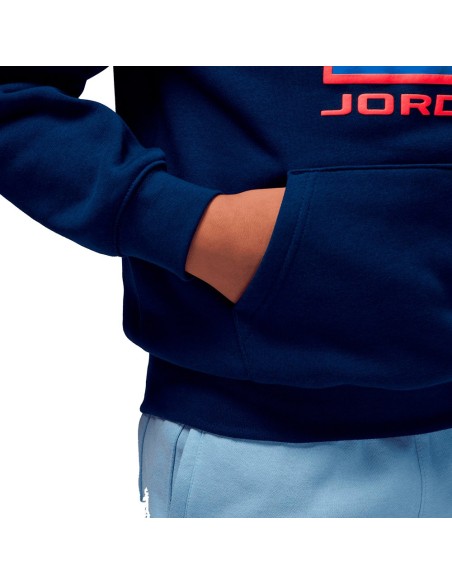 Comprar Sudadera Junior Jordan Fleece Baseline Blue Void | 24Segons