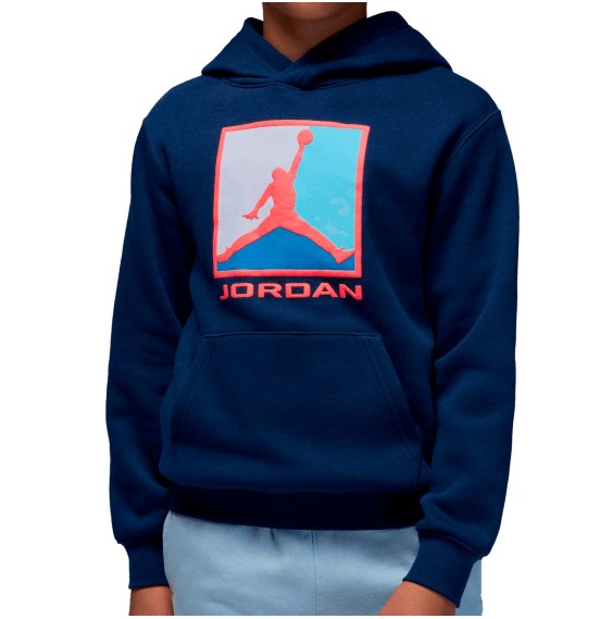 Acheter Sweatshirt Junior Jordan Fleece Baseline Blue Void | 24Segons