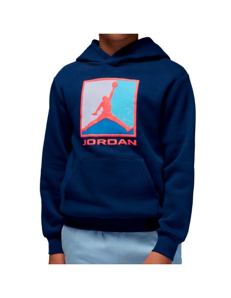 Comprar Sudadera Junior Jordan Fleece Baseline Blue Void | 24Segons