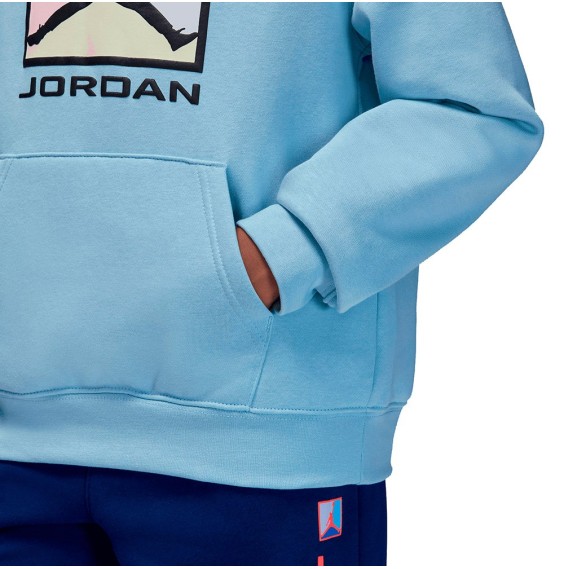 Acheter Sweatshirt Junior Jordan Fleece Baseline Ocean Bliss | 24Segons