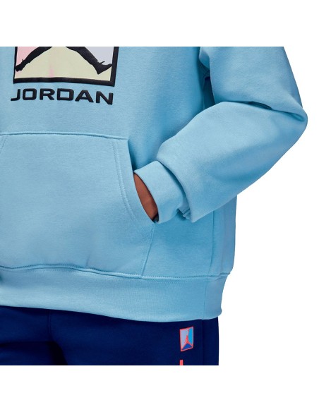 Acquista Felpa Junior Jordan Pile Baseline Ocean Bliss | 24Segons