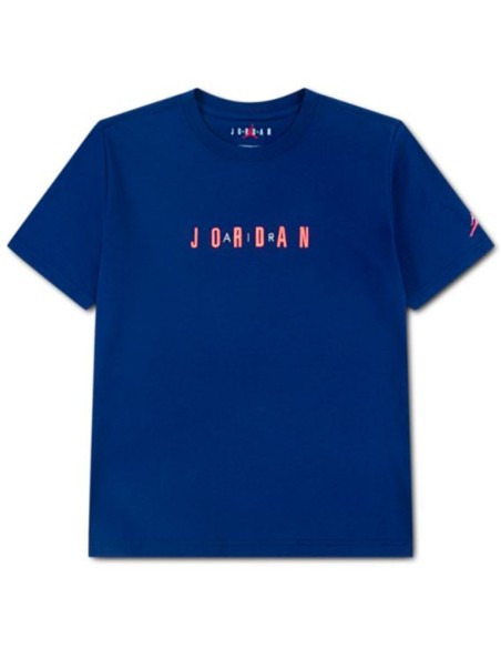 Buy Junior T-shirt Jordan Wordmark Crew Navy | 24Segons