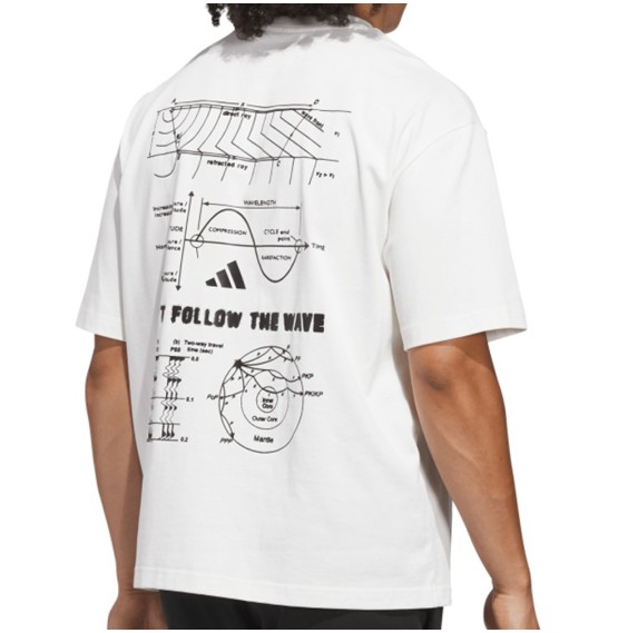 Acheter adidas Anted DFTW Oversized White T Shirt 24Segons