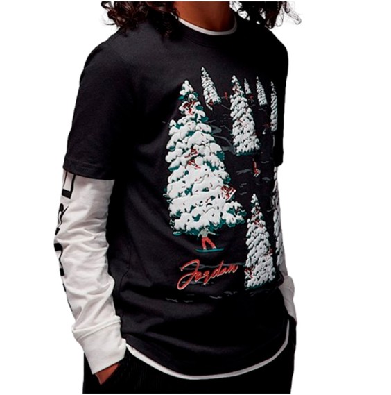 Acheter le T-Shirt Junior Jordan Winterland Noir 24Segons