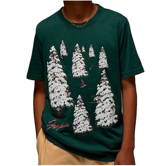 Acheter T-shirt Junior Jordan Winterland Green 24Segons