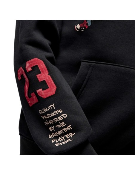 Buy Junior Sweatshirt Jordan Sketch Pull Over Off Noir | 24Segons