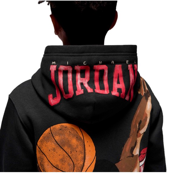 Comprar Sudadera Junior Jordan Sketch Pull Over Off Noir | 24Segons