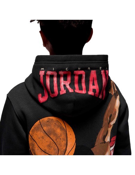 Comprar Sudadera Junior Jordan Sketch Pull Over Off Noir | 24Segons